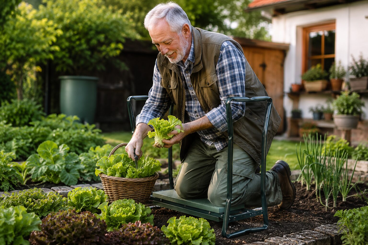 Kniebank für den Garten – die Kniehilfe Kniebank für den Garten – die Kniehilfe