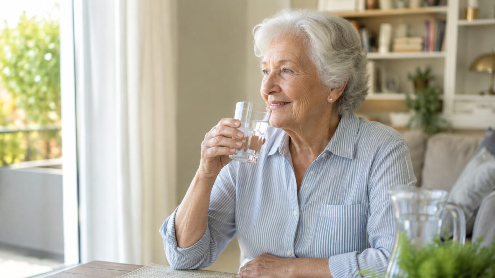 Genug trinken im Sommer – Flüssigkeitsmangel im Alter erkennen und vermeiden