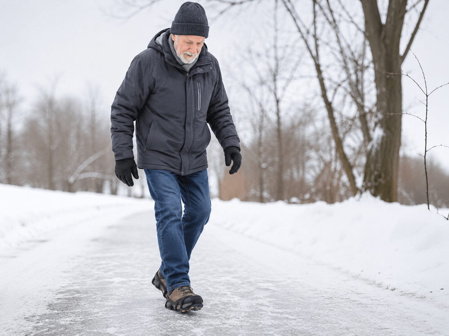 Spikes für Schuhe für Senioren – sicher über Schnee und Eis
