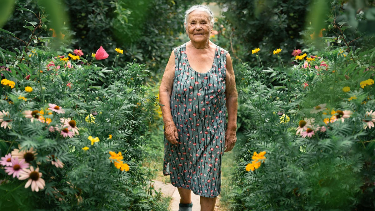 Sommerkleid fuer Seniorinnen
